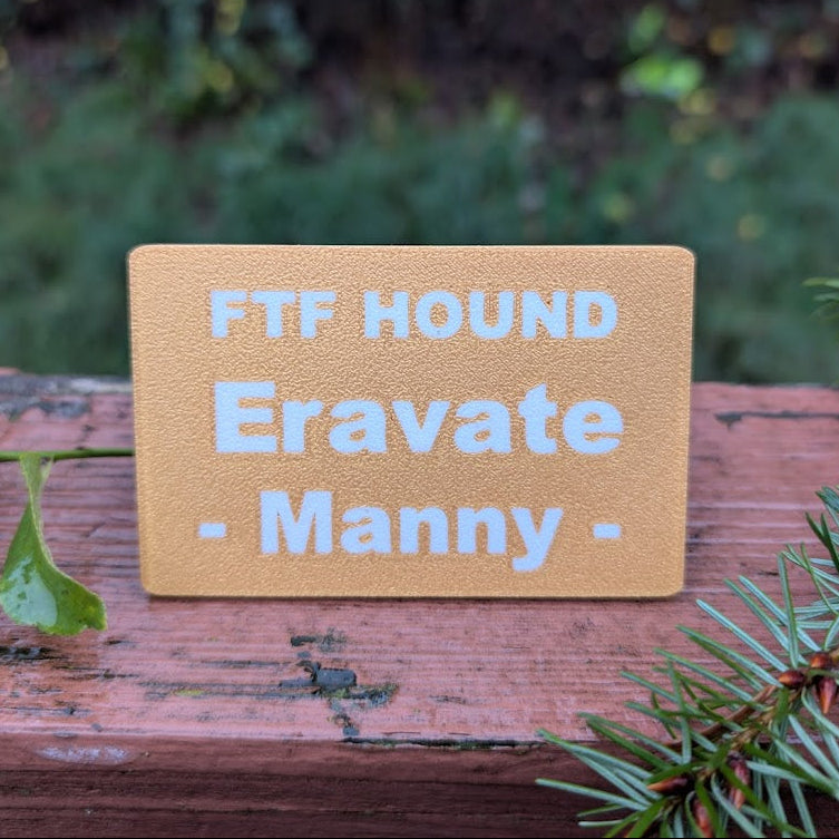 Custom Geocaching Name Tag: Magnetic Cacher Badge with Username