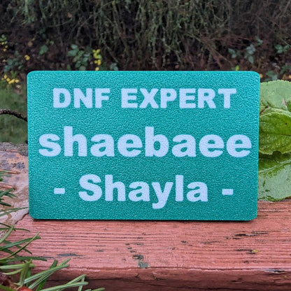 Custom Geocaching Name Tag: Magnetic Cacher Badge with Username