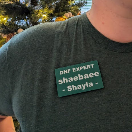 Custom Geocaching Name Tag: Magnetic Cacher Badge with Username