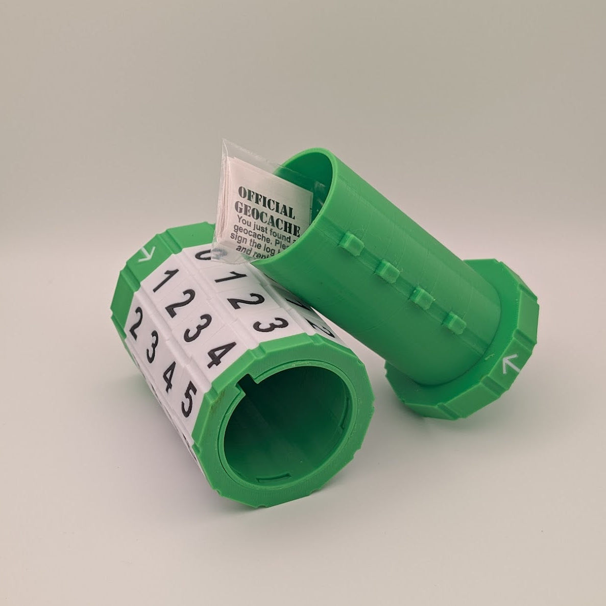 4-Digit Cryptex Cache Container – Custom Combination Puzzle Cache (Small Size)
